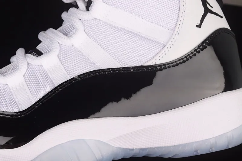 All categories Air Jordan Jordan series basketball shoes Air Jordan 11 F version Air Jordan 11Concord aj11 Concord black and white replica basketball shoes 378037-100